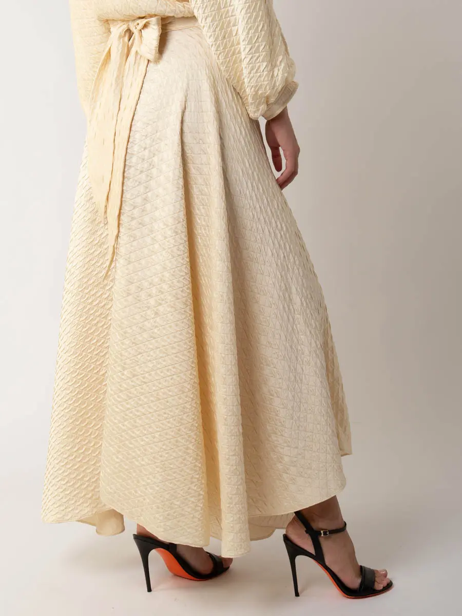 Юбка шелковая