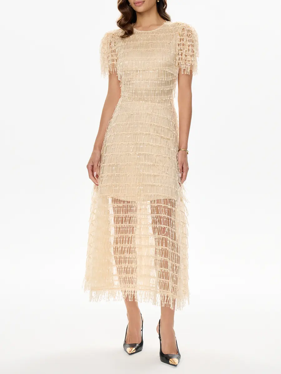 Платье с пайетками
