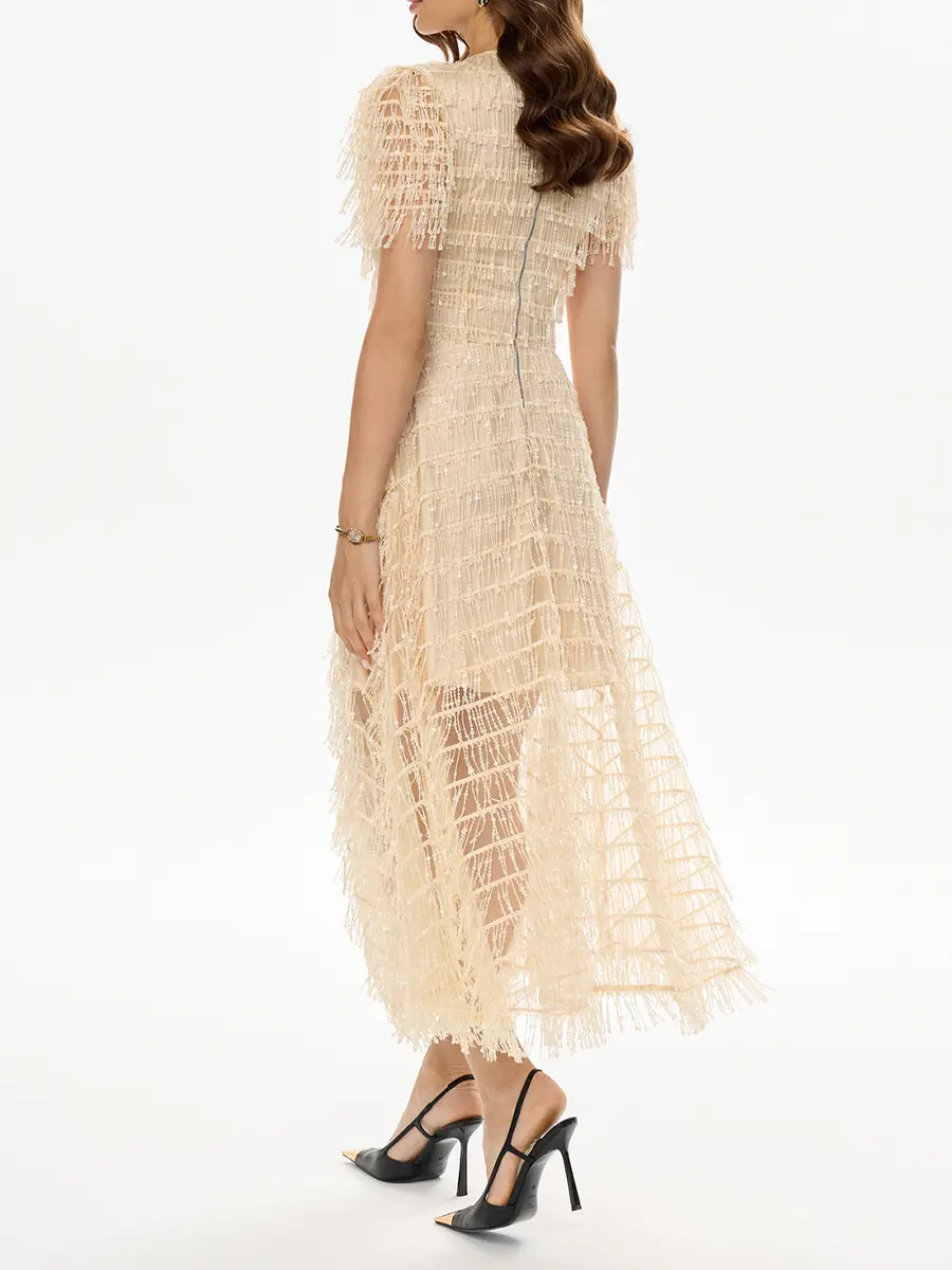 Платье с пайетками