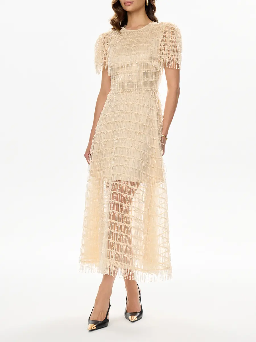 Платье с пайетками