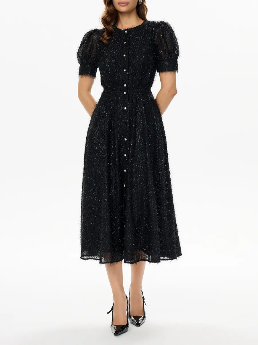 Платье однотонное