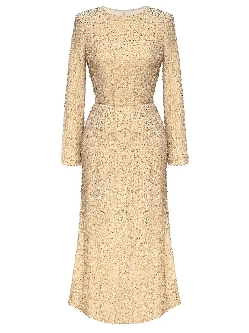 Платье бархатное с пайетками POST MERIDIEM