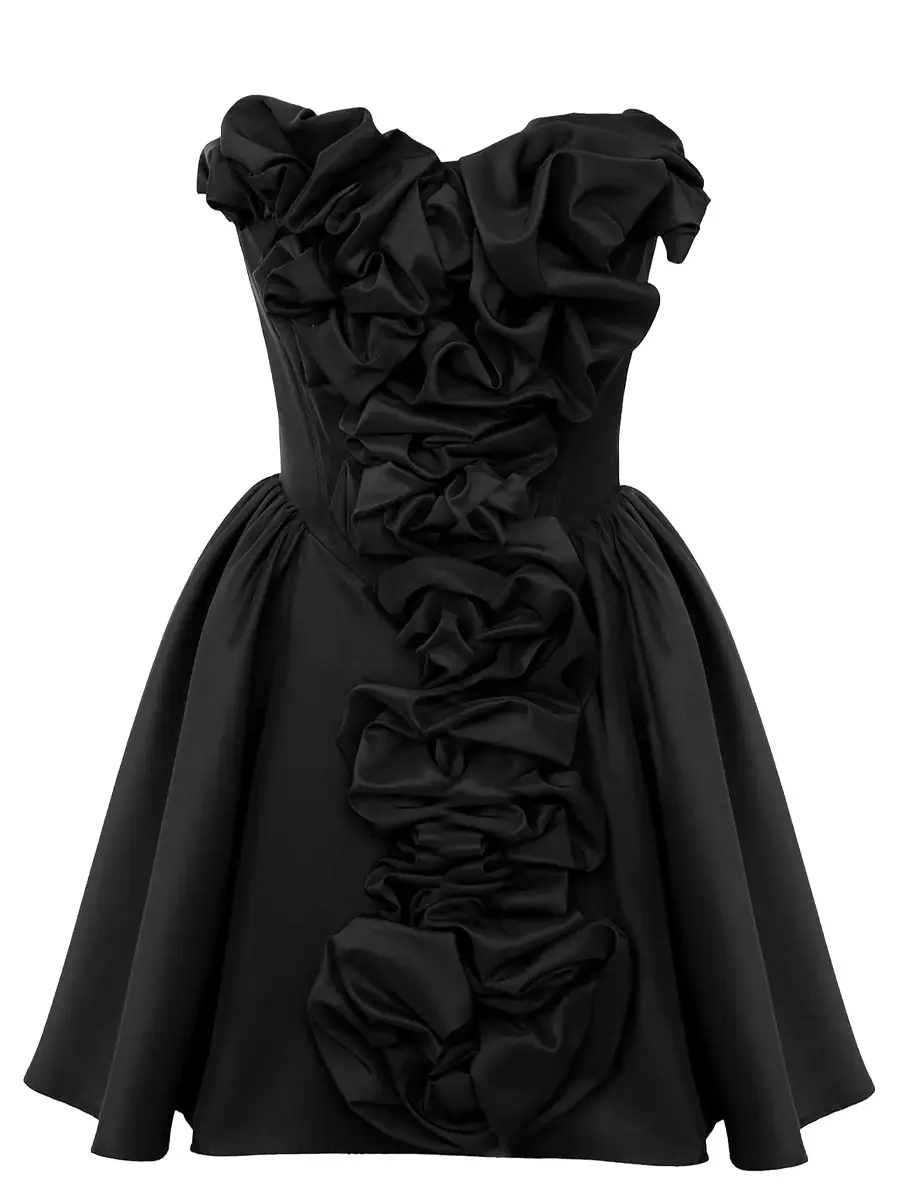 Платье атласное