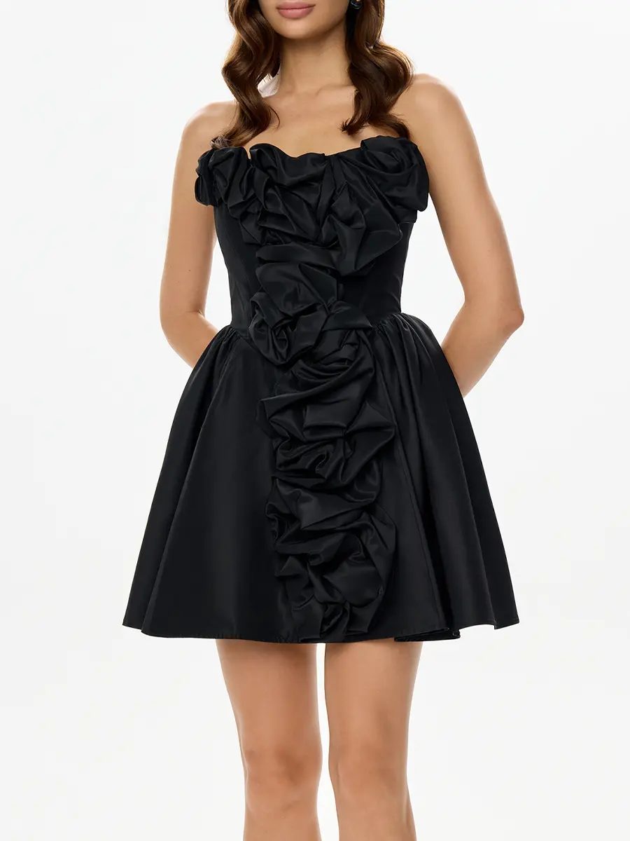 Платье атласное