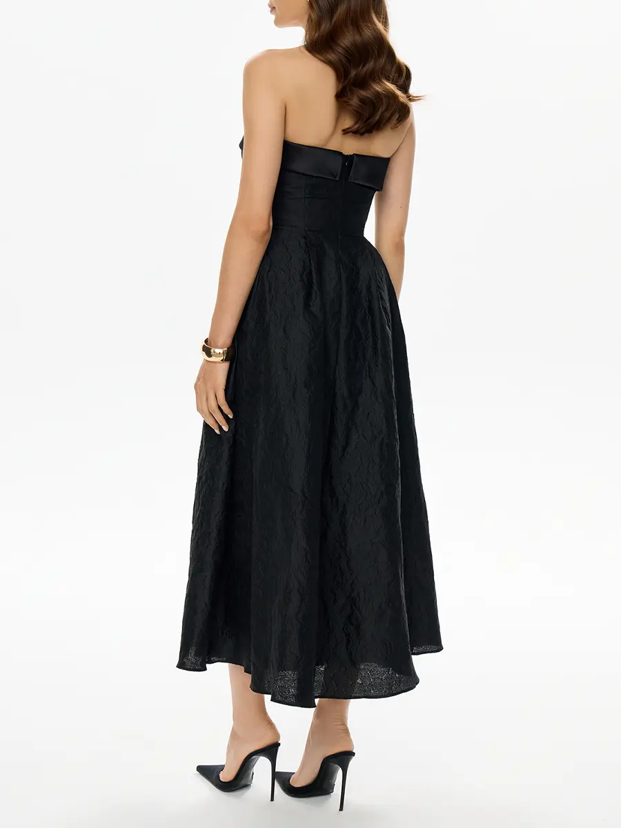 Платье из жаккарда