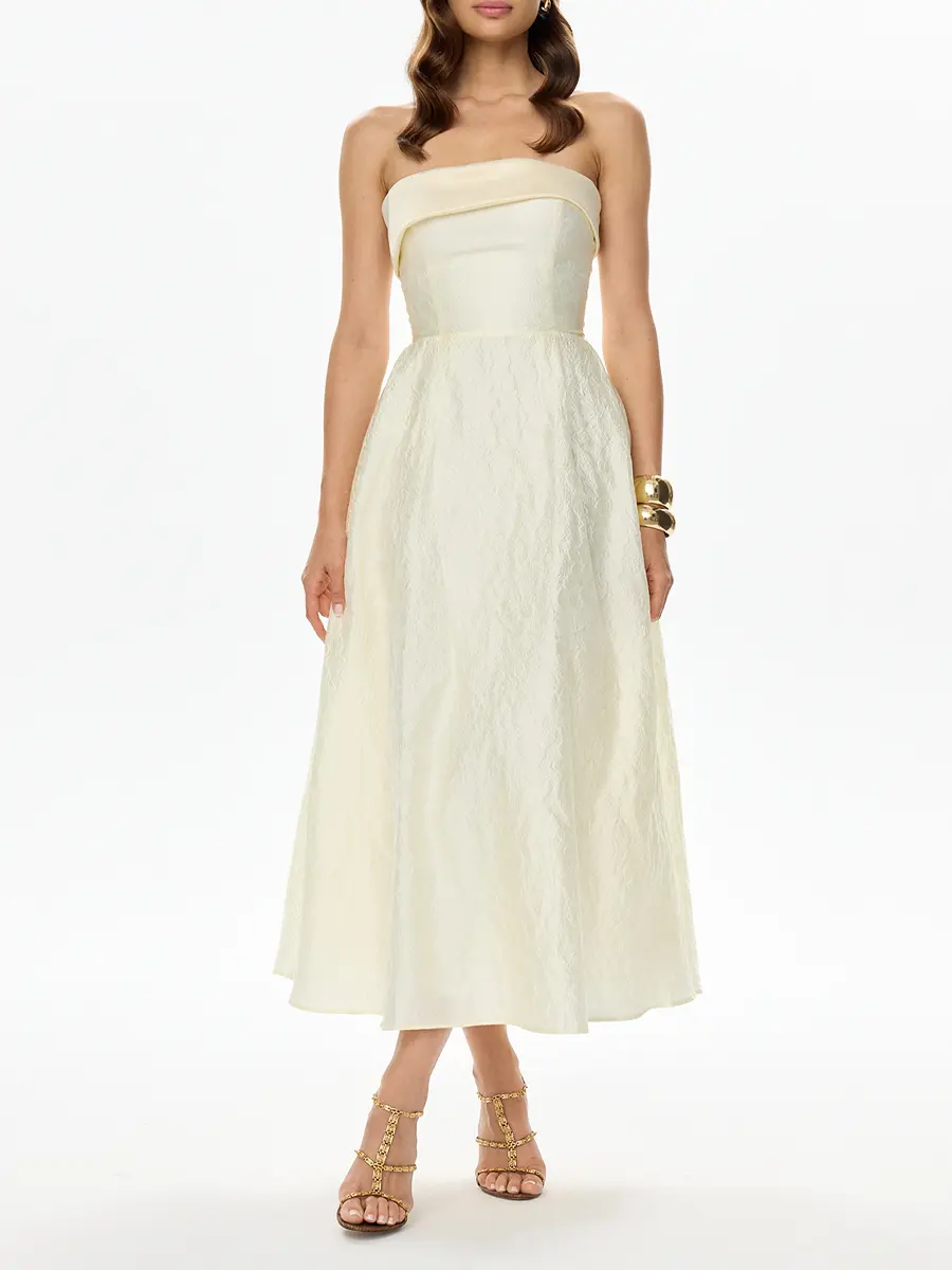 Платье из жаккарда