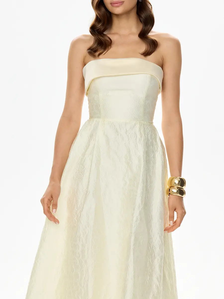 Платье из жаккарда