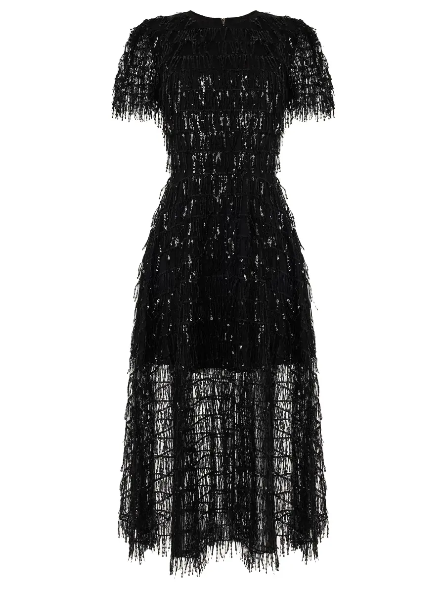 Платье с пайетками