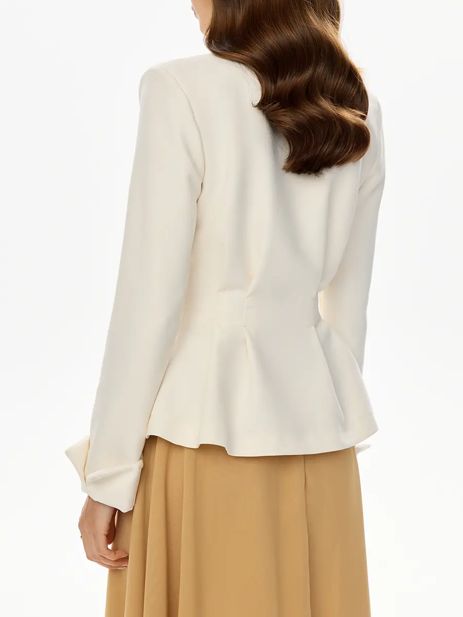 Жакет однотонный