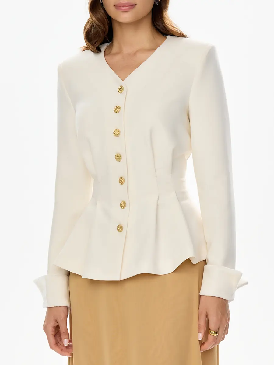 Жакет однотонный