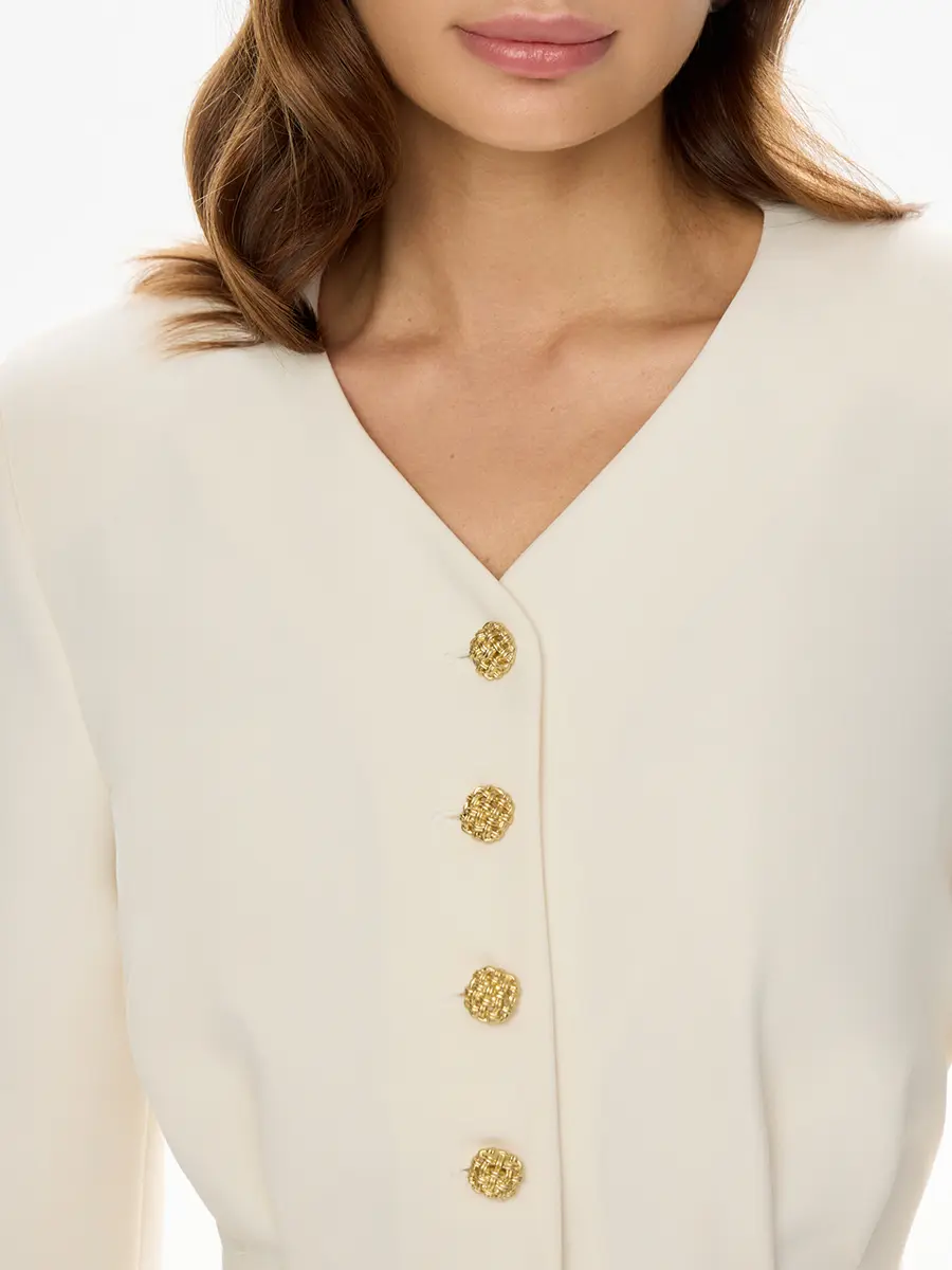 Жакет однотонный