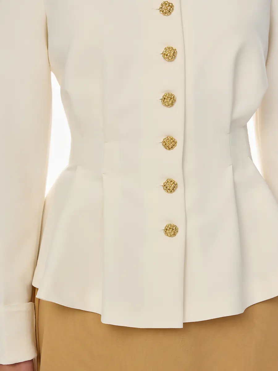 Жакет однотонный