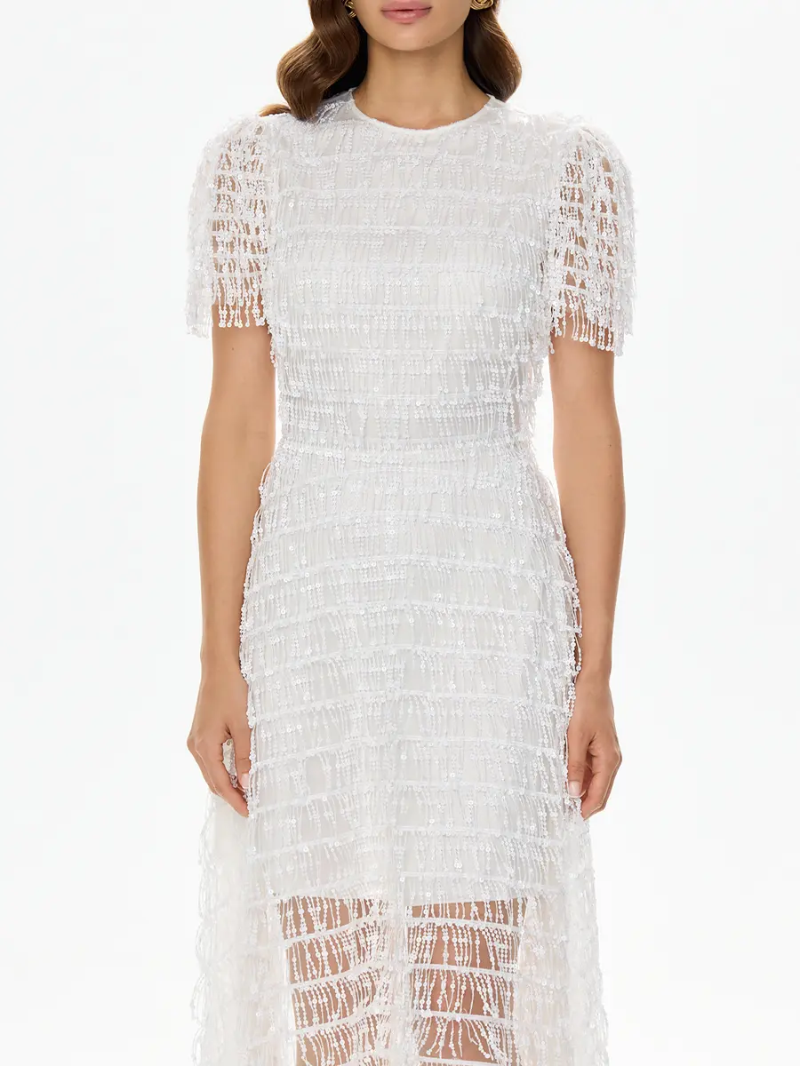 Платье с пайетками