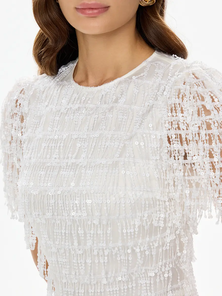 Платье с пайетками