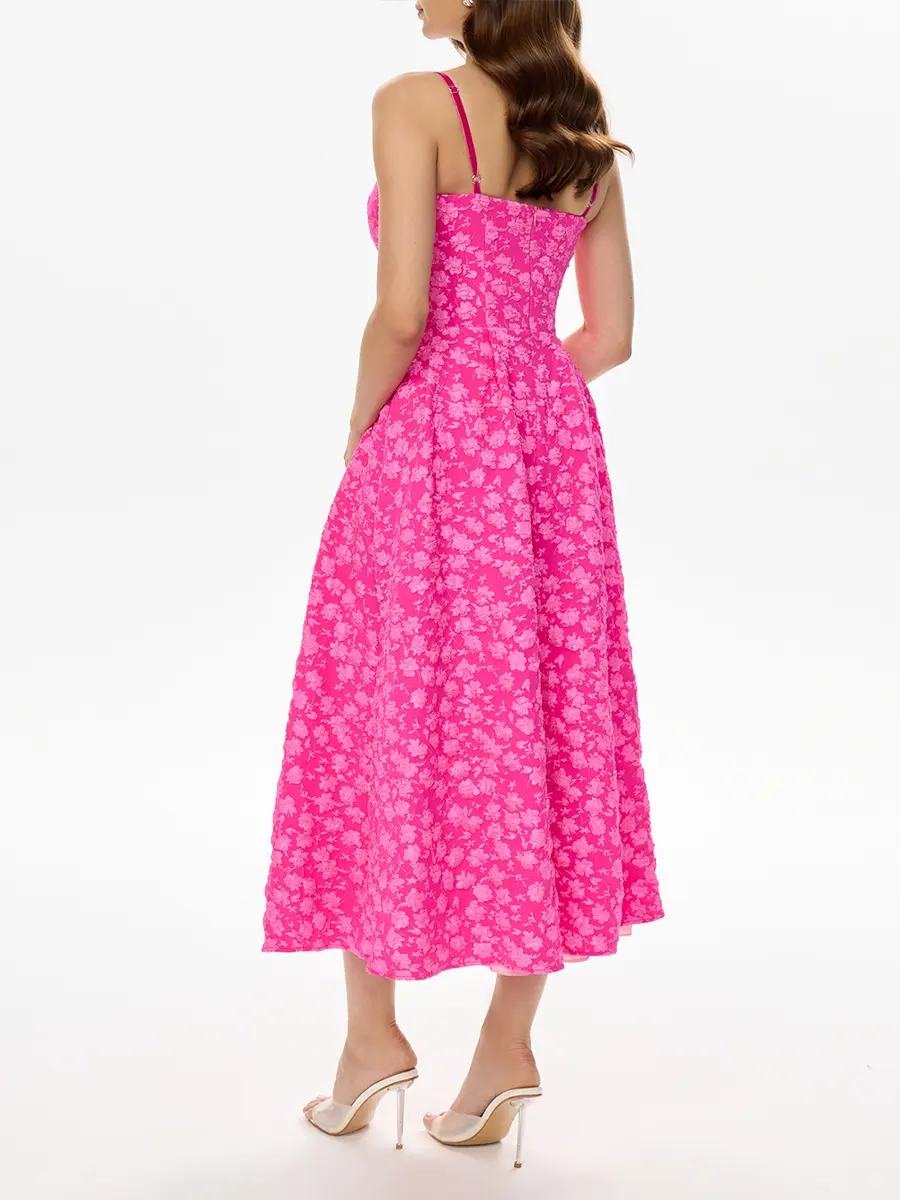 Платье из жаккарда