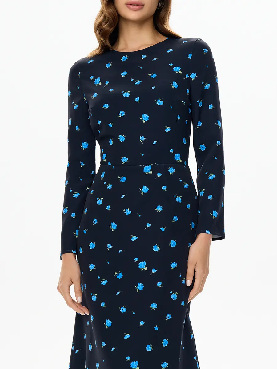 Платье с принтом