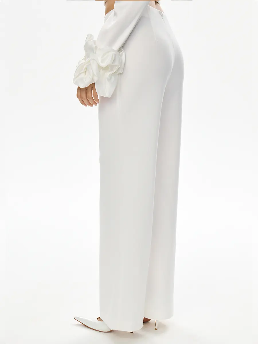 Брюки однотонные