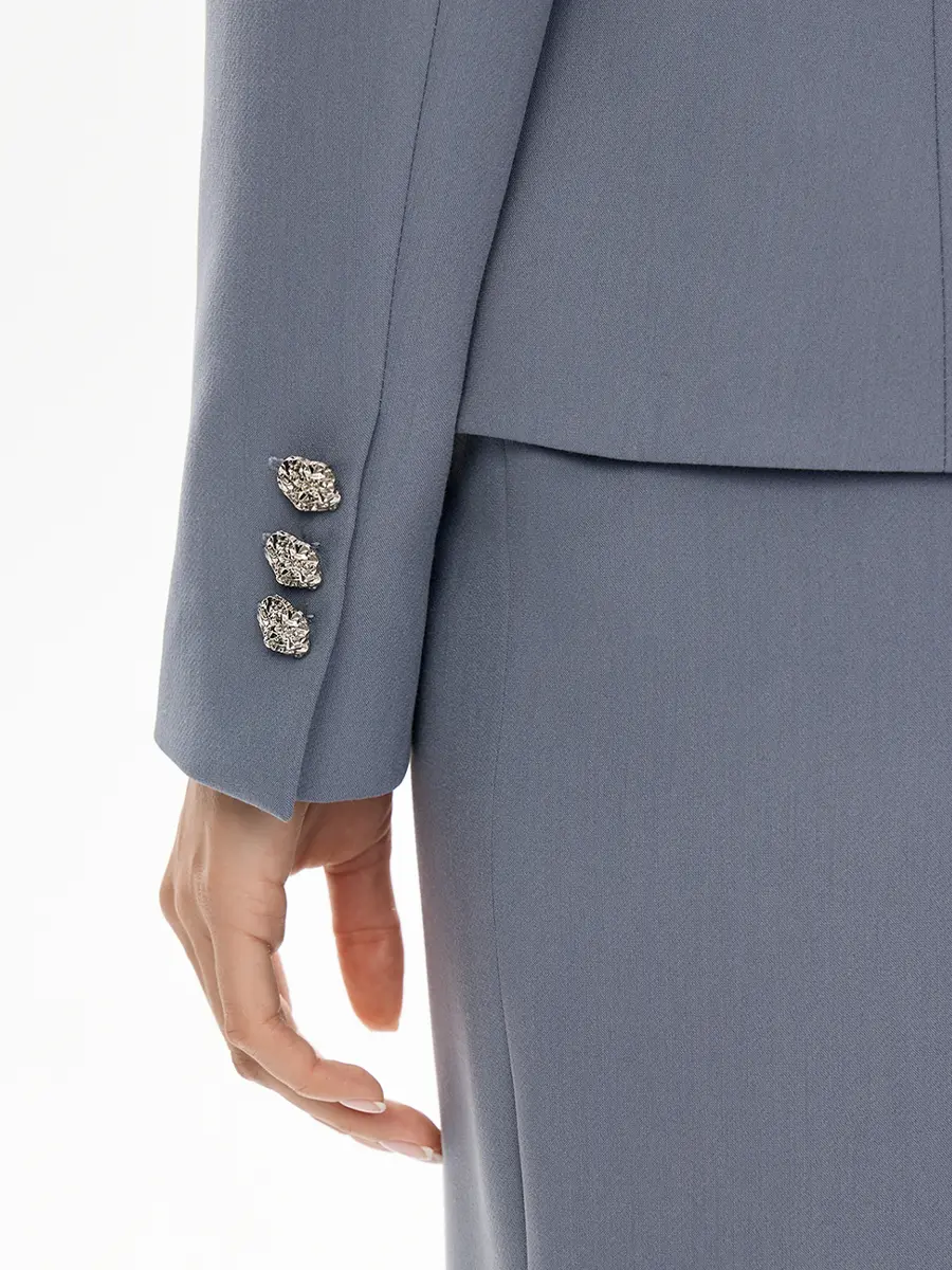 Пиджак однотонный