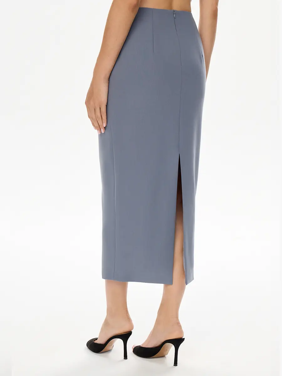 Юбка однотонная