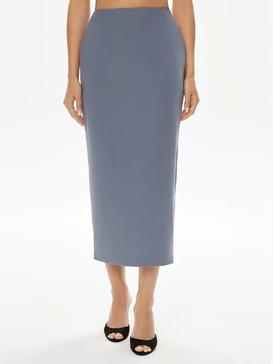 Юбка однотонная