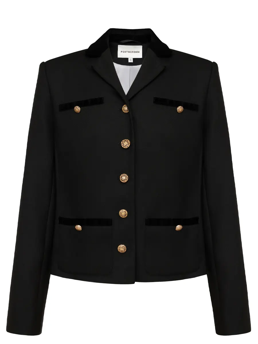 Жакет однотонный