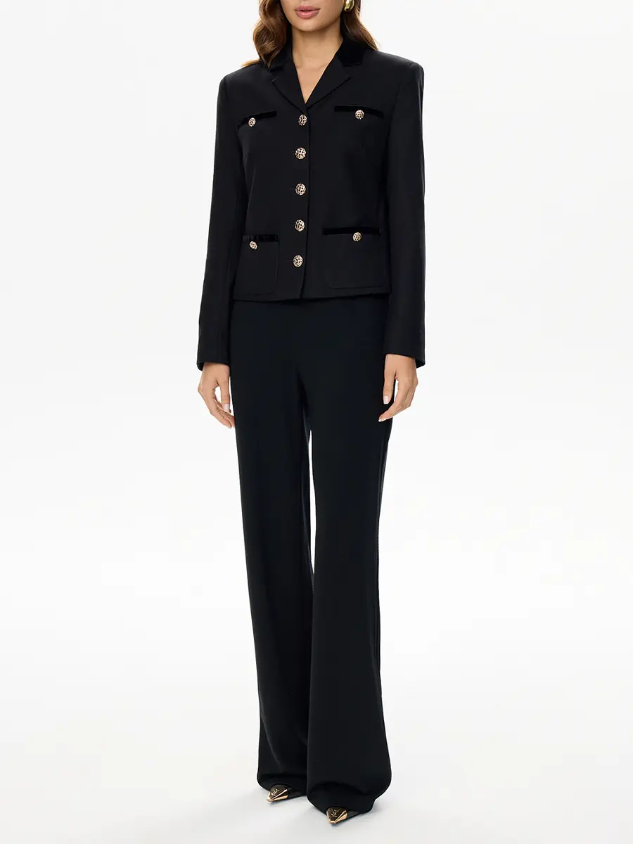 Жакет однотонный