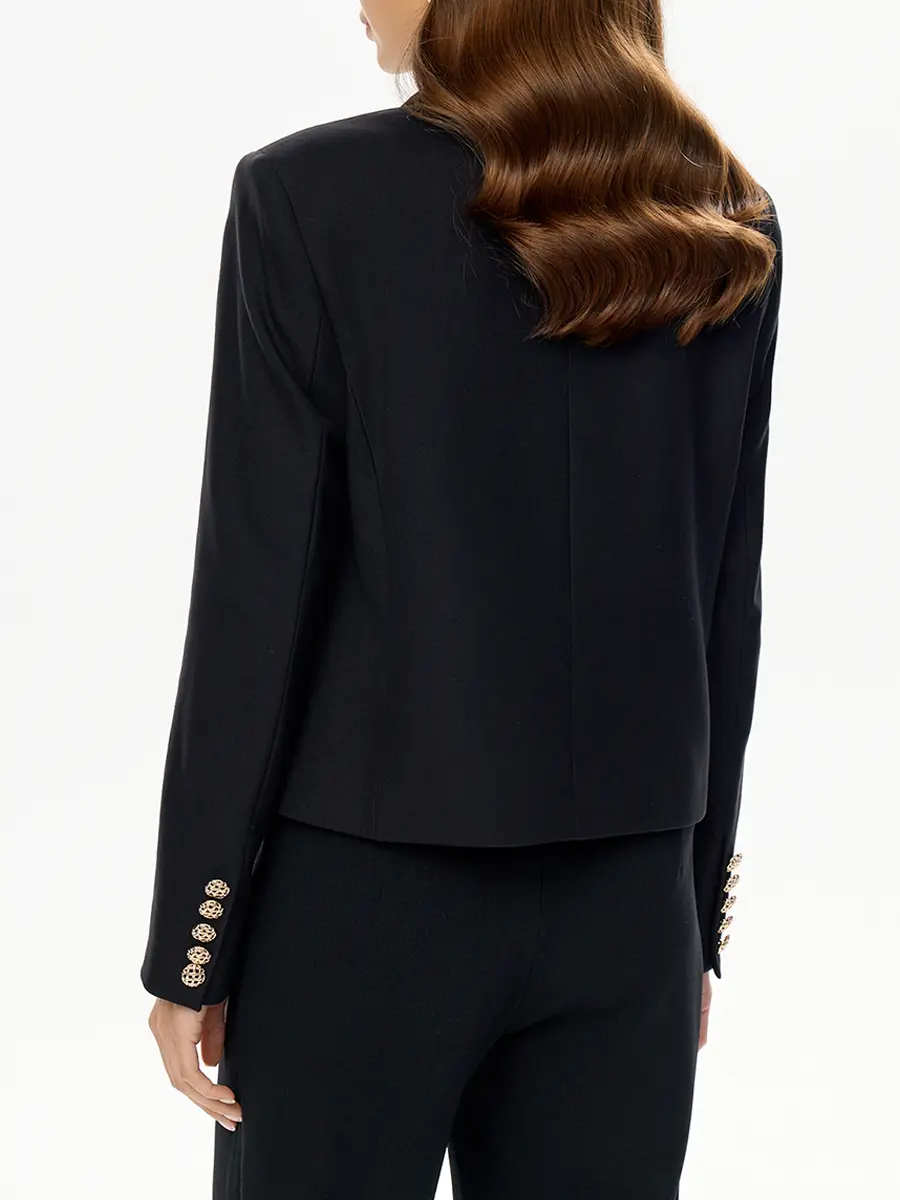 Жакет однотонный