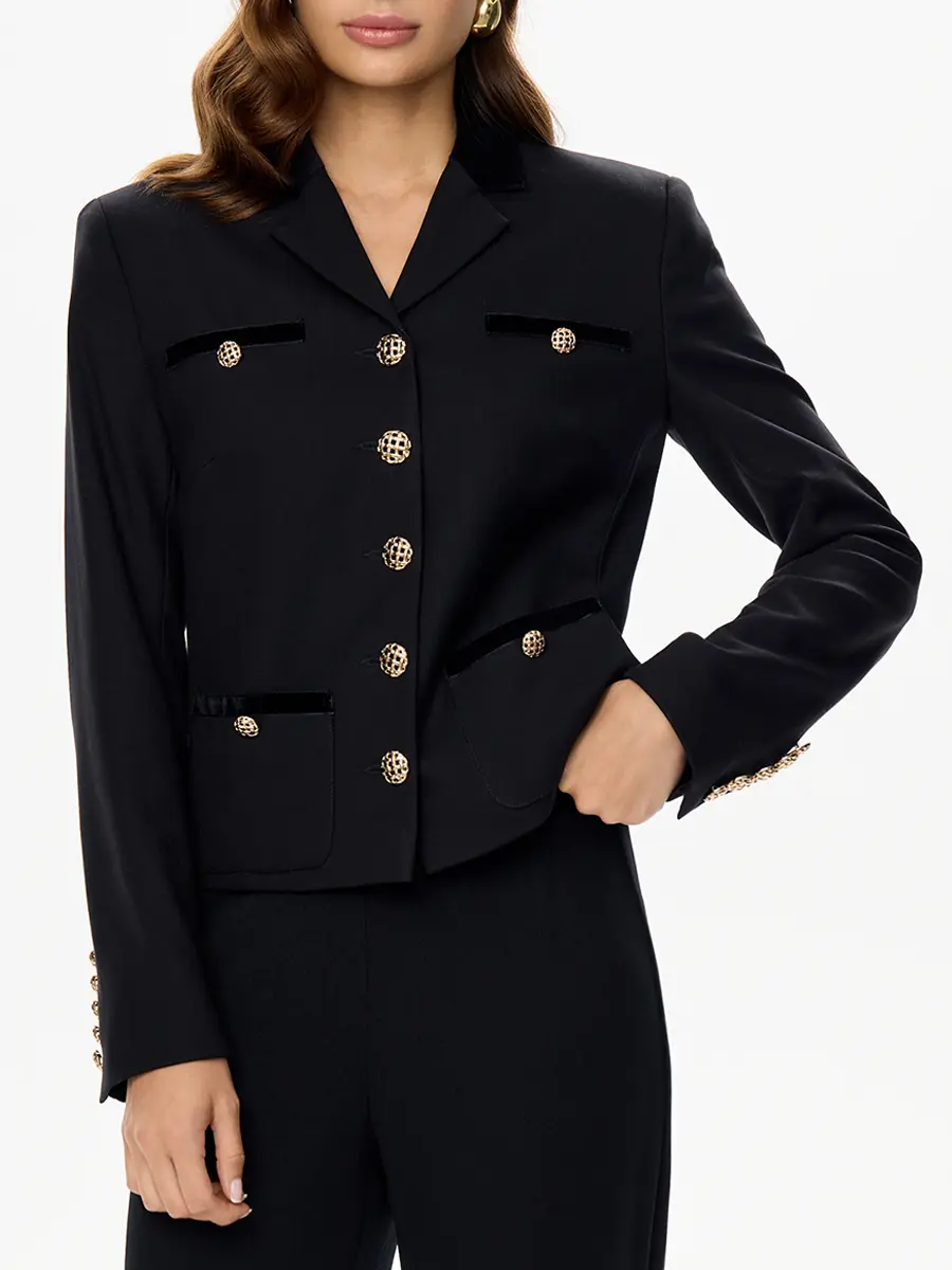 Жакет однотонный