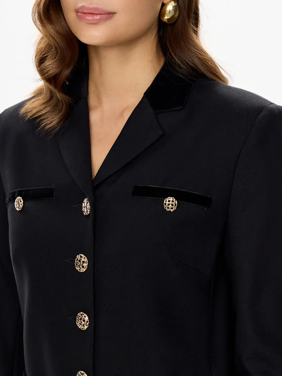 Жакет однотонный