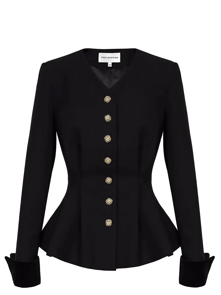 Жакет однотонный