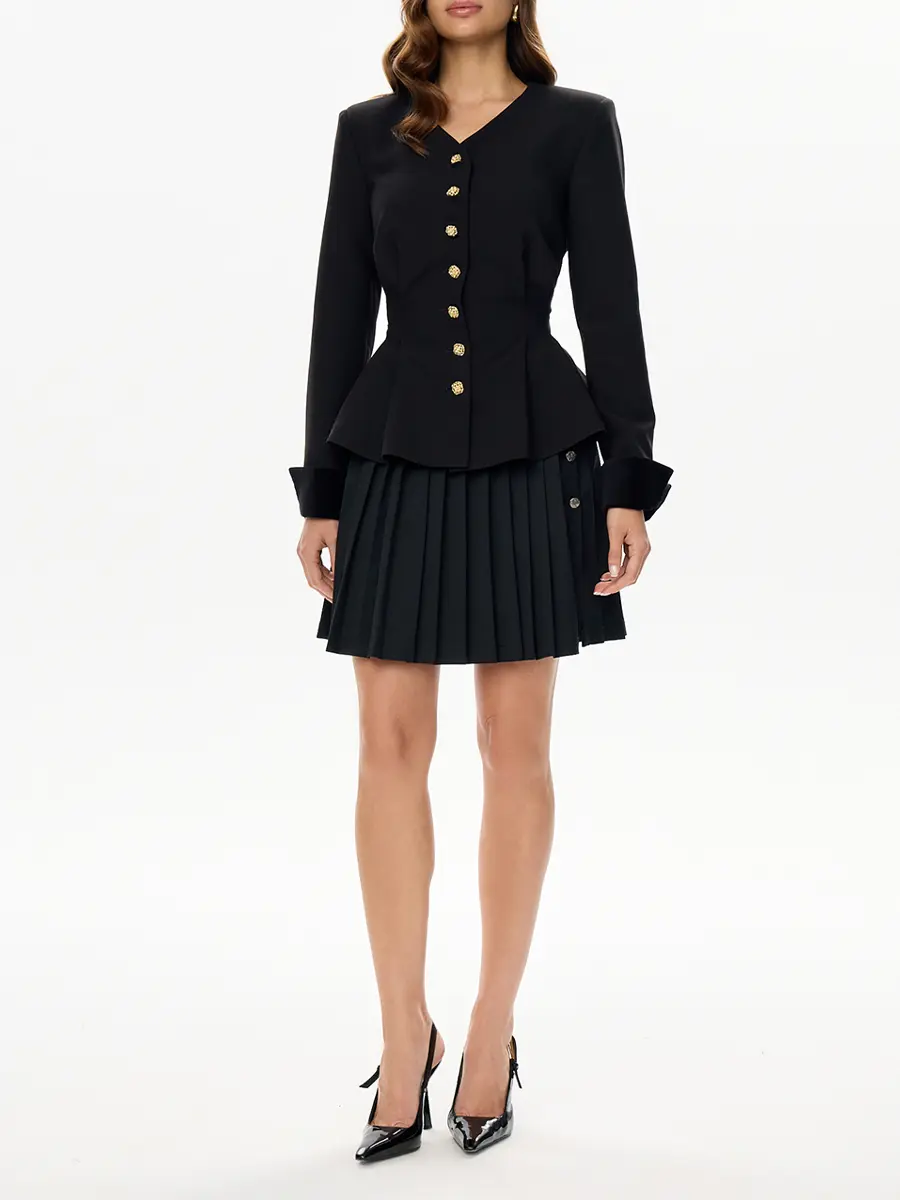 Жакет однотонный