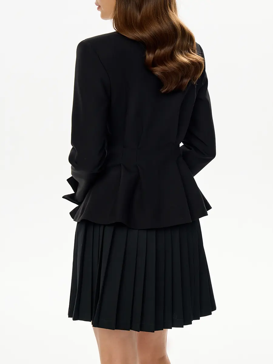 Жакет однотонный