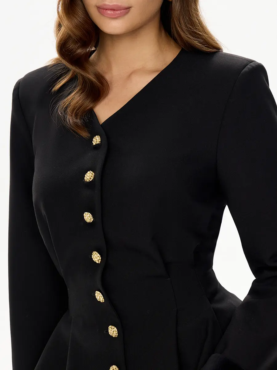 Жакет однотонный