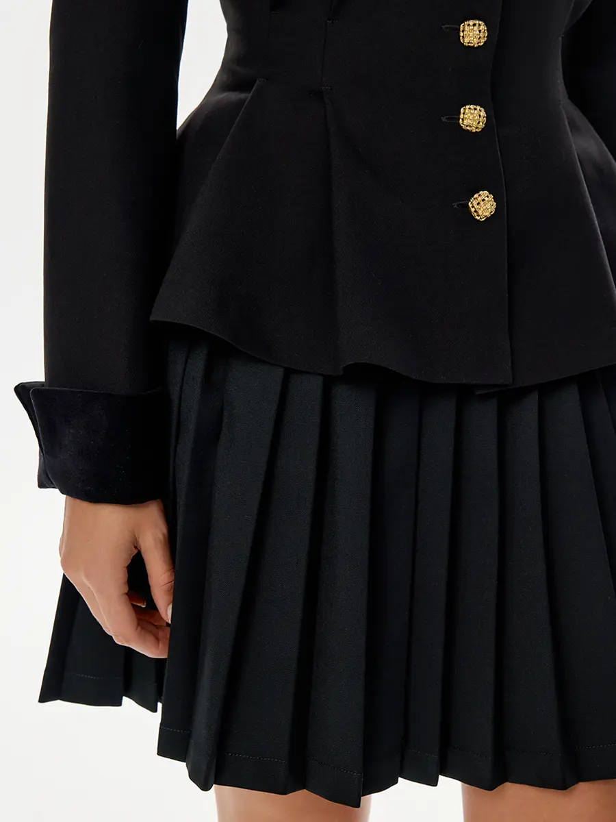 Жакет однотонный