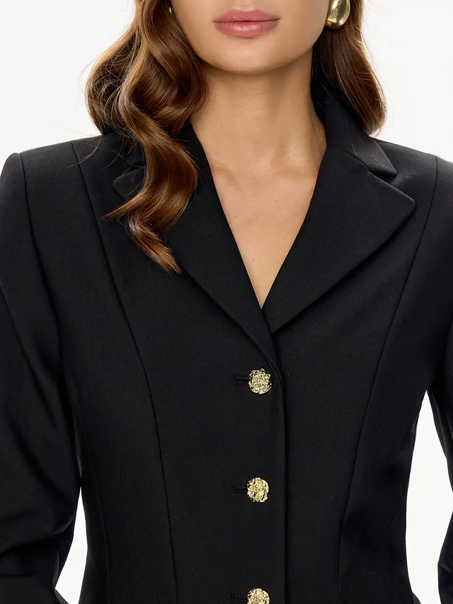 Жакет однотонный