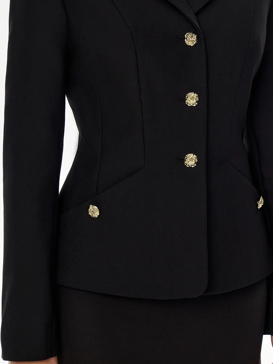 Жакет однотонный