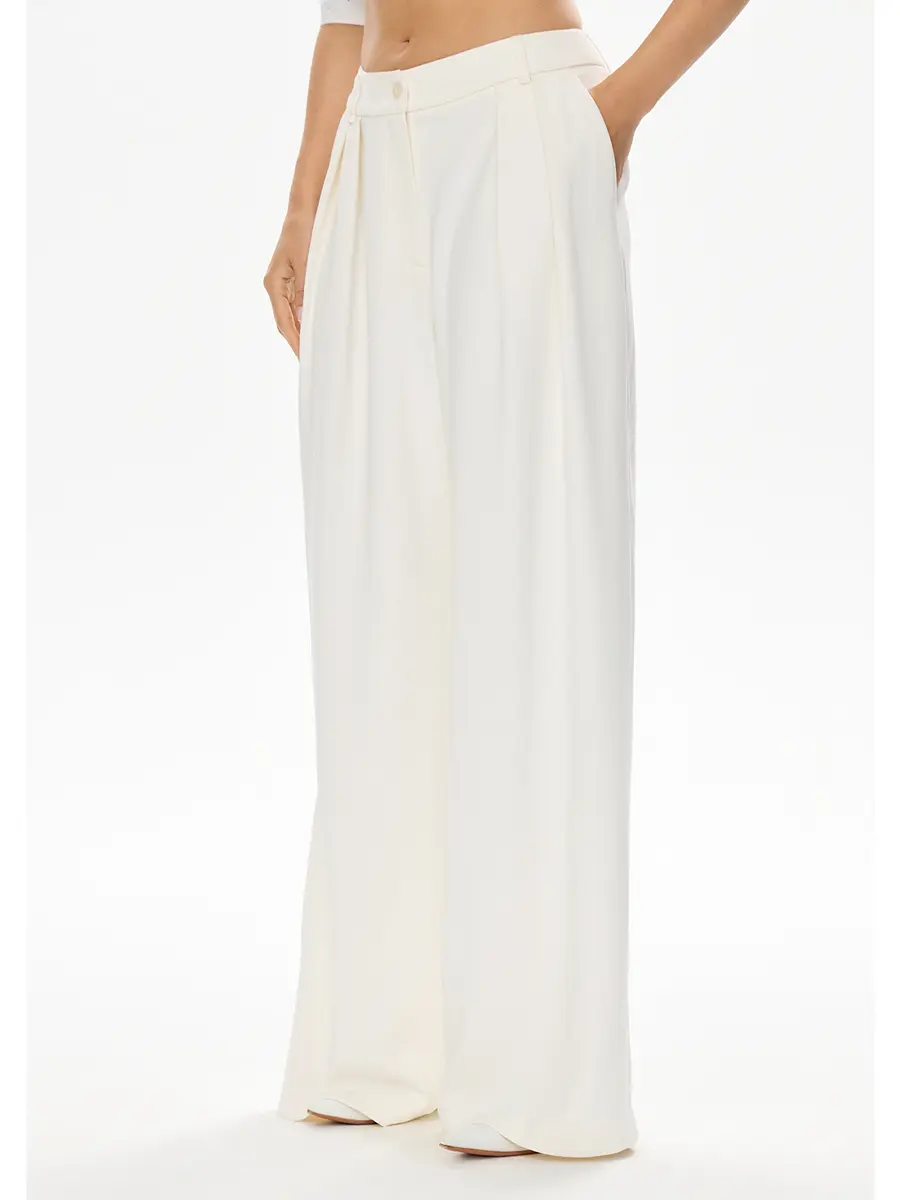 Брюки однотонные