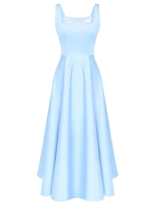 Платье однотонное POST MERIDIEM