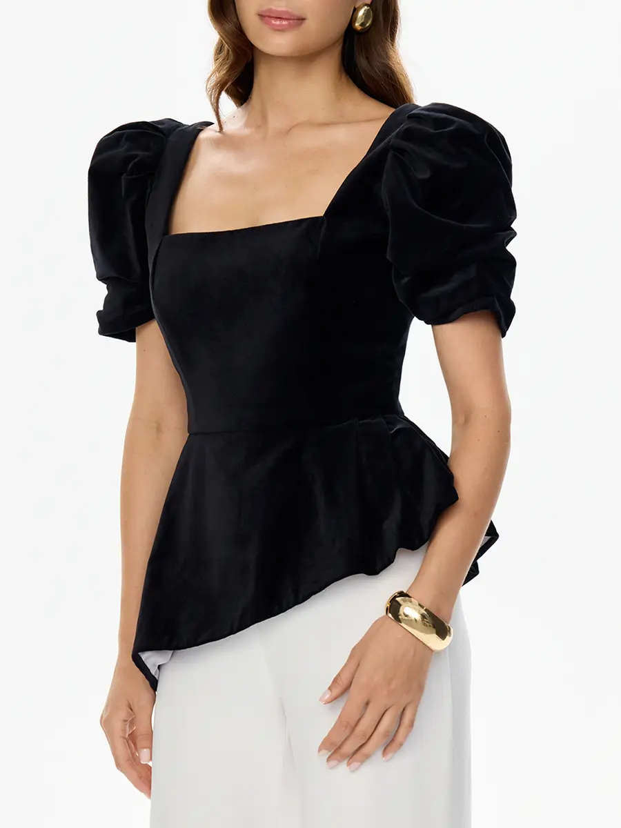 Топ бархатный