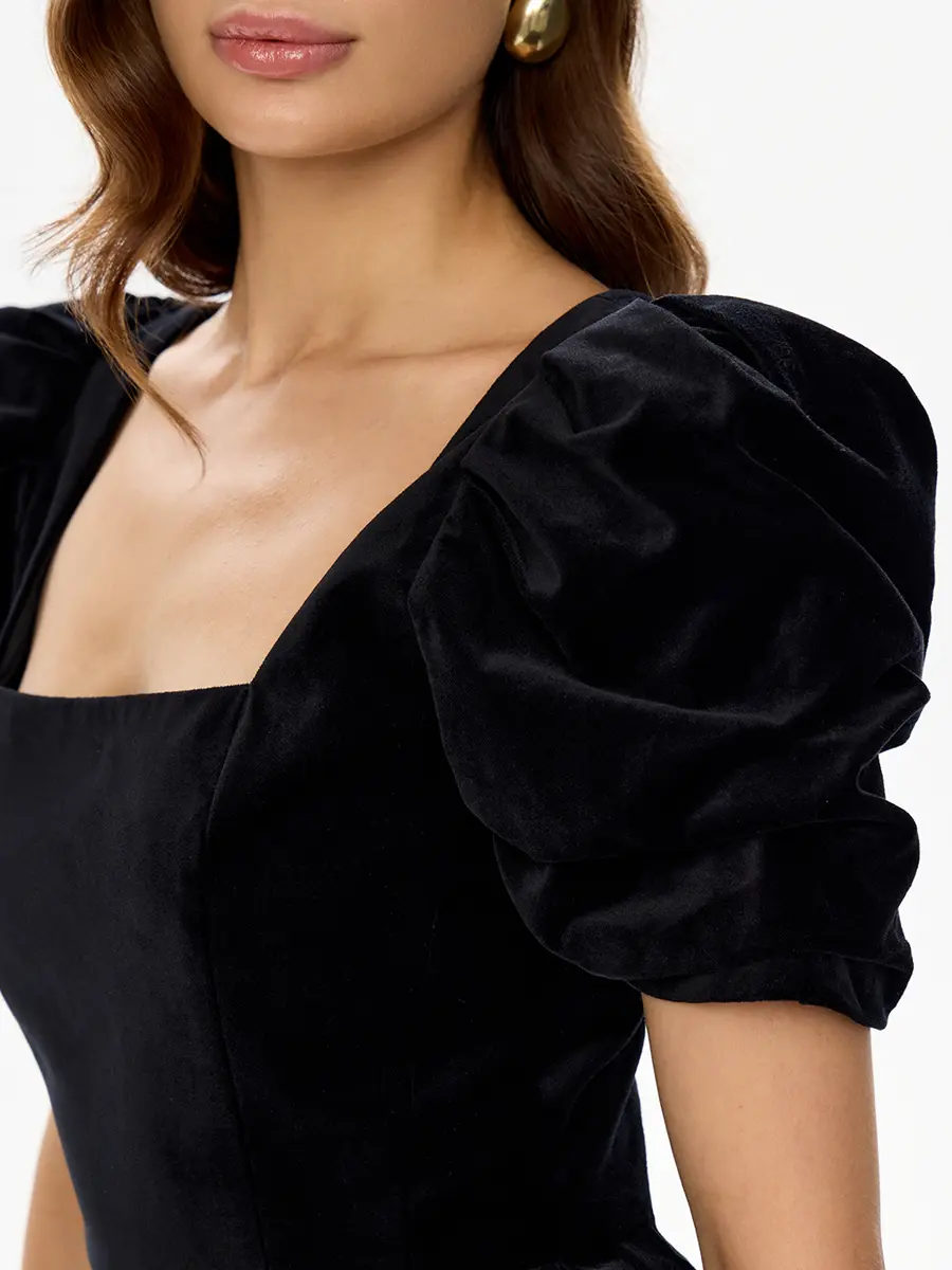 Топ бархатный