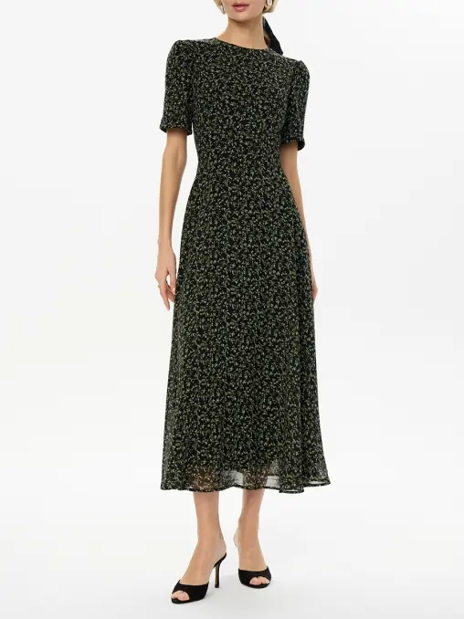 Платье с принтом POST MERIDIEM