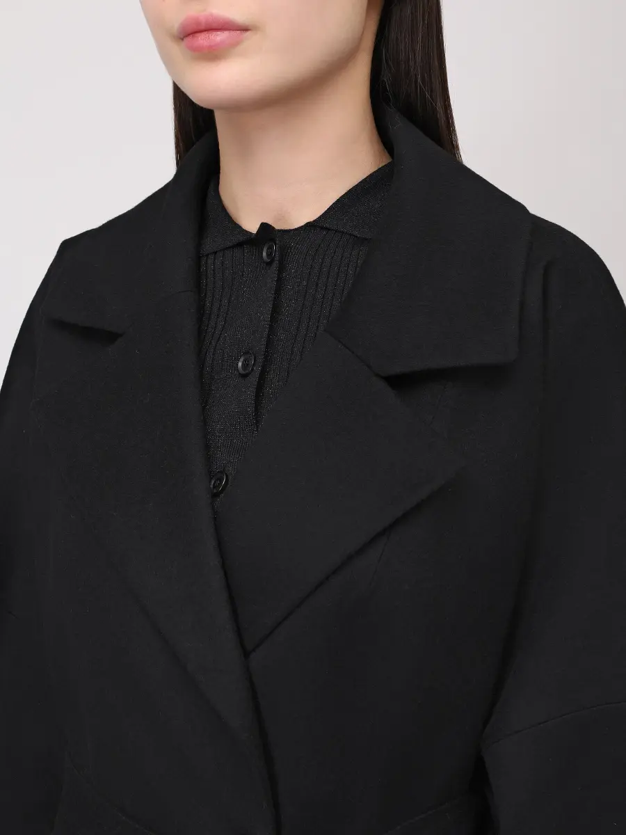 Пальто шерстяное