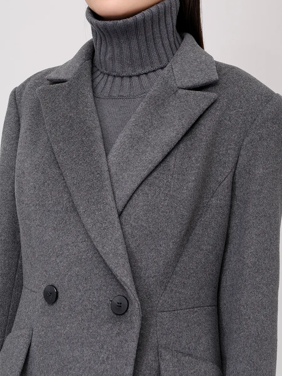 Пальто из кашемира и шерсти
