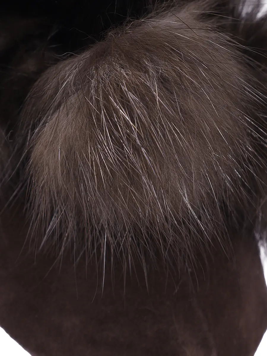 Пинетки с мехом соболя