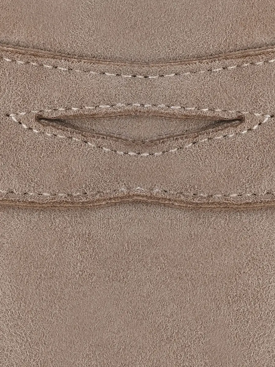 Мюли замшевые на меху