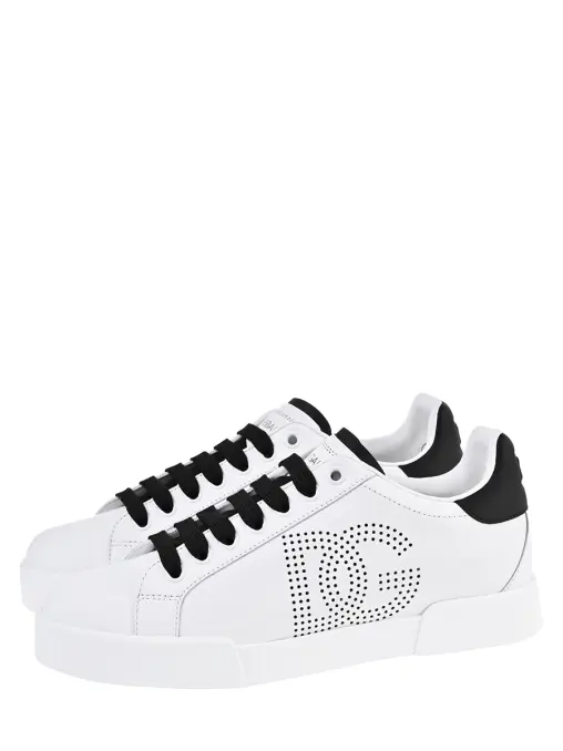 Кеды кожаные Portofino DOLCE & GABBANA