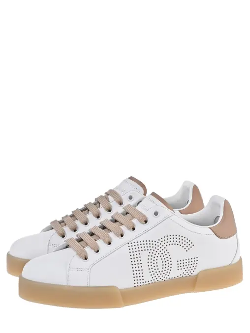 Кеды кожаные Portofino DOLCE & GABBANA