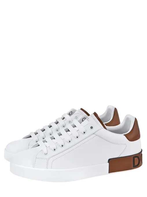 Кеды кожаные Portofino DOLCE & GABBANA