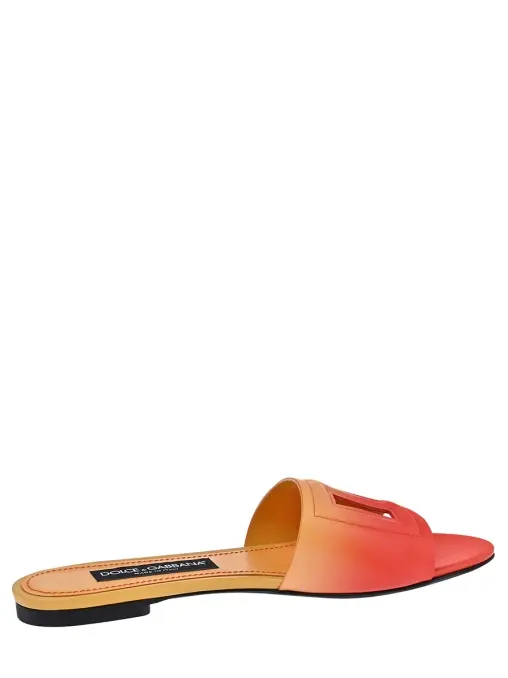 Шлепанцы кожаные Bianca DOLCE & GABBANA