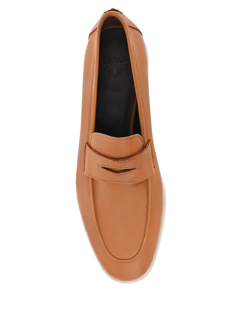 Лоферы кожаные